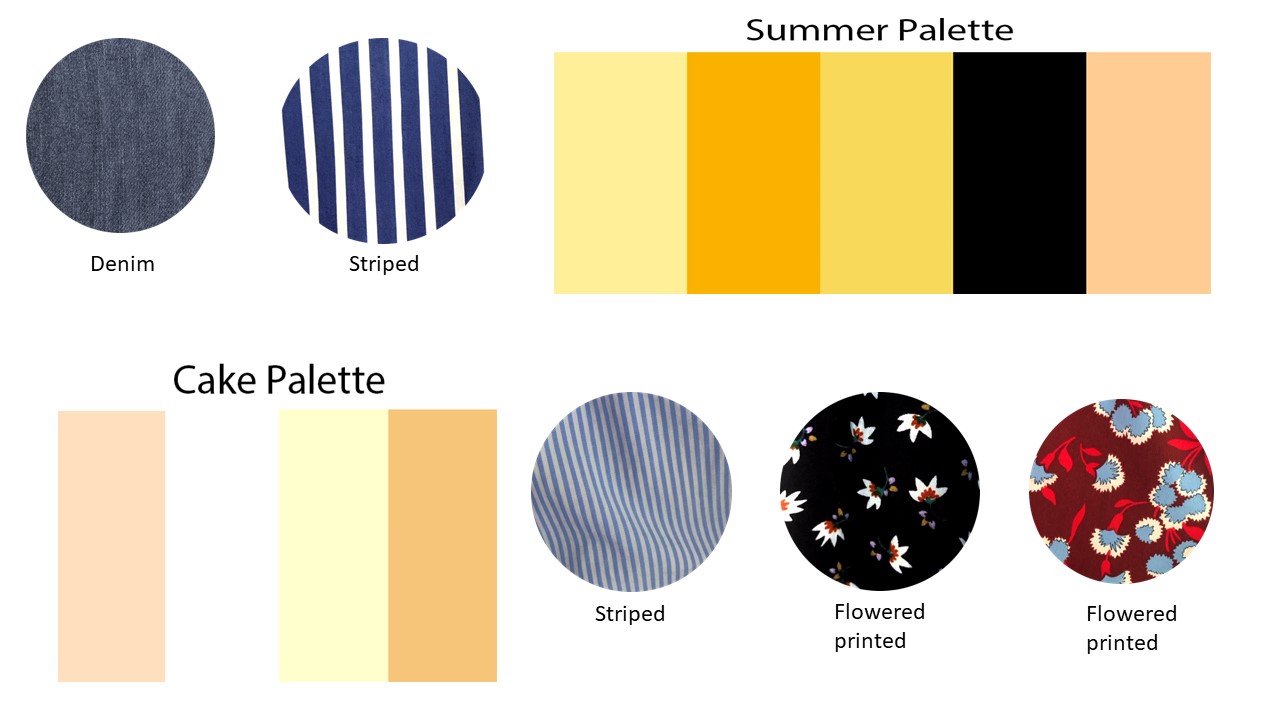 Summer colour palette