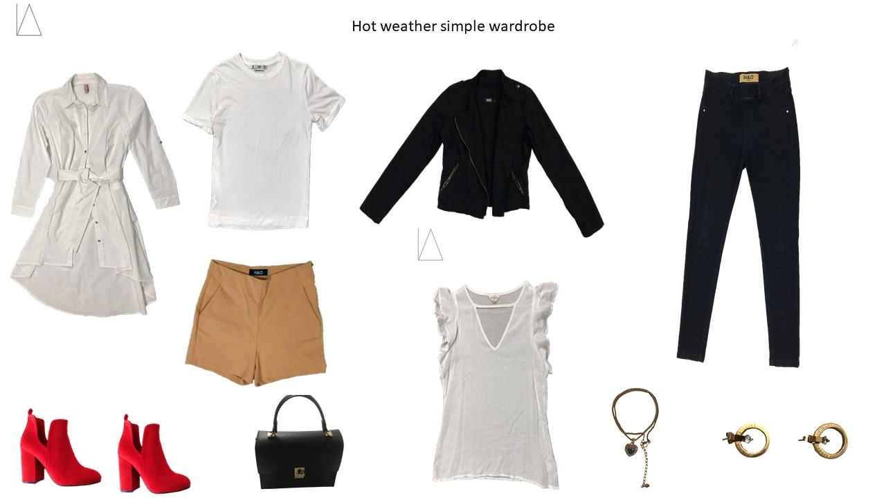 Hot weather 10x10 Summer outfits