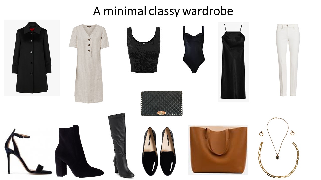 A minimalist classy wardrobe