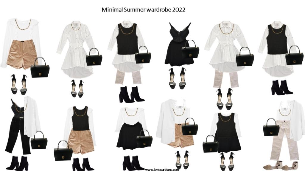 Minimal Summer wardrobe